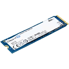 Накопитель SSD Kingston NV3, 500Gb, M.2 2280, PCIe 4.0 x4, NVMe, R/W 5000/3000