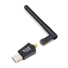 Сетевой двухдиапазонный Wi-Fi USB-адаптер Gembird 600 Мбит, USB, 802.11b/g/n/ac/а