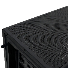 Компьютерный корпус HSPD F510, Panoramic Mid Tower, черный, TG, 0.5 SPCC, 3x120мм ARGb ATX, mATX, mITX 180/280/160мм 1x2.5
