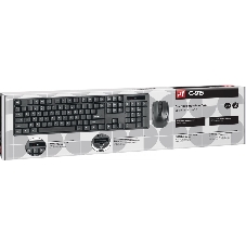 Комплект клавиатура + мышь Defender C-915 RU черный USB Беспроводной, полноразмерный