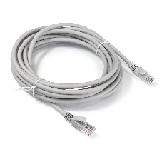 Патч-корд LSZH ExeGate EX290422RUS UTP-RJ45-RJ45-5e-10M-LSZH-GY, UTP, cat.5e, 10м, серый