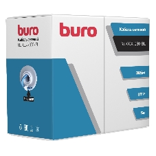Кабель сетевой Buro BU-CCA-050-BL UTP 4 пары cat5E solid 0.50мм CCA 305м синий