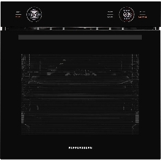 Встраиваемый духовой шкаф Kuppersberg HT 612 Black ШхВхГ: 59.5х59.6х56.5 см, 72 л, А+, гидролизная очистка, черный