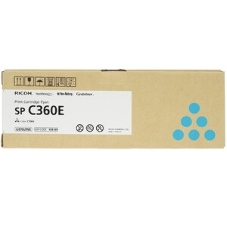 Картридж лазерный голубой, тип SP C360E Ricoh SP C360DNw/SP C360SNw/SP C360SFNw/SP C361SFNw (1,5K)