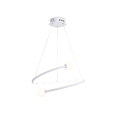 Светильник Ambrella light FL66291 WH белый 39W 3000K-6400K D500*1000 (ПДУ ИК)
