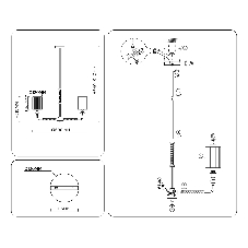 Люстра Ambrella light LH71500/5 BS/FR латунь/белый матовый E14*5 max 40W D680*640