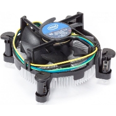 Кулер Intel E97379 серебристый/черный 90мм алюминий 2500rpm 27db 4-pin 73W 58мм