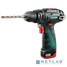 Дрель-шуруповерт Metabo PowerMaxx SB, 10,8 В, 2 Ач, 34 Нм, щеточный, ударный