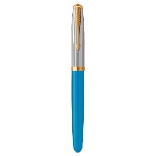 Ручка перьевая Parker 51 Premium (CW2169078) Turquoise GT, F, сталь нержавеющая, подарочная коробка