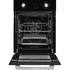 Духовой шкаф электрический Monsher MOE 4592 Acier ширина 45 см, High-Tech, 50 л, гидролизная очистка, 9 режимов, черный/нерж. сталь
