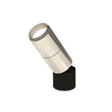 Крепеж накладной поворотный для светильника A2220 WH белый D60*H50mm Out45mm (для корпуса D60mm)
