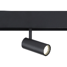 Светильник трековый светодиодный GL3814 BK черный IP20 7W 4000K 48V 24° D35*80