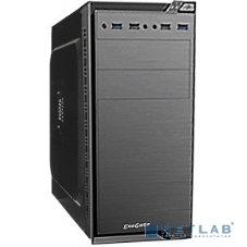 Компьютерный корпус Minitower ExeGate QA-412U Black, mATX, (XP350, Black, 120мм), 2хUSB+2хUSB 3.0, Audio