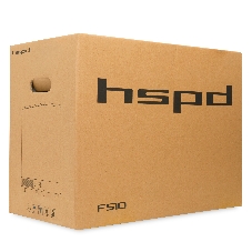 Компьютерный корпус HSPD F510, Panoramic Mid Tower, черный, TG, 0.5 SPCC, 3x120мм ARGb ATX, mATX, mITX 180/280/160мм 1x2.5