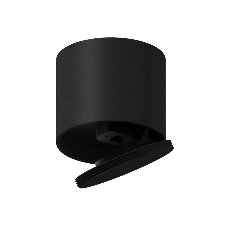 Крепеж для корпуса A2221 BK черный D60*H50mm Out45mm (для корпуса D60mm)