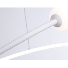 Светильник Ambrella light FL66291 WH белый 39W 3000K-6400K D500*1000 (ПДУ ИК)