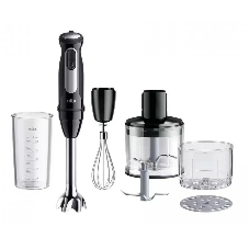 Блендер погружной Braun MQ55254MBK черный, 1000 Вт, 25 скоростей, турбо