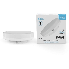 Лампа светодиодная Gauss Basic 10849262 5.5Вт цок.:GX53 (упак.:1шт)