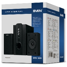 Акустическая система Sven SPS-820 2.1 черный 38Вт