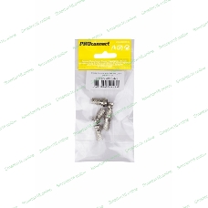 Разъем антенный на кабель PROconnect штекер F для кабеля RG-6, (5шт.) (пакет)