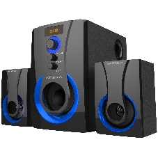 Акустическая система SUPRA SMB-310 (Bluetooth. Максимальная мощность: 550 Вт. Суммарная мощность (RMS) 60 Вт. FM тюнер. USB порт. SD порт. AUX вход. Пульт ДУ.)