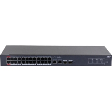 Коммутатор Dahua DH-CS4226-24ET-240, 2×1 Гбит/с + 2×1 Гбит/с Combo, управляемый