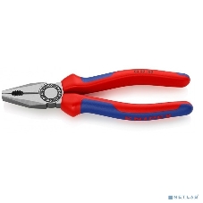 Пассатижи KNIPEX 0302180 180 мм ручки с двухцветными многокомпонентными чехлами