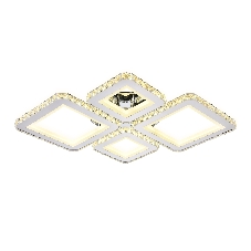 Потолочный светодиодный светильник Ambrella light FA1726/4 CH хром 3000K/4200K/6400K 108W 690*550*100 (ПДУ РАДИО 2.4G)