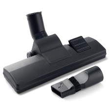 Пылесос Domfy DSC-VC704 черный/красный, 400/2400 Вт, уборка сухая, пылесборник контейнер 3 л