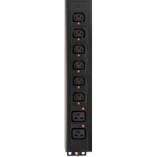 Блок распределения питания Powercom PDU-32AVMS24-18C3-6C9-3P верт.размещ. 18xC13 6xC19 с сетевым мониторингом 3x32A EN 60309 2м