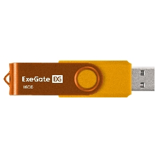 Exegate EX302042RUS USB-флеш накопитель ExeGate Jet 16GB жёлтый (USB2.0, 480Mbps, пластик/металл)