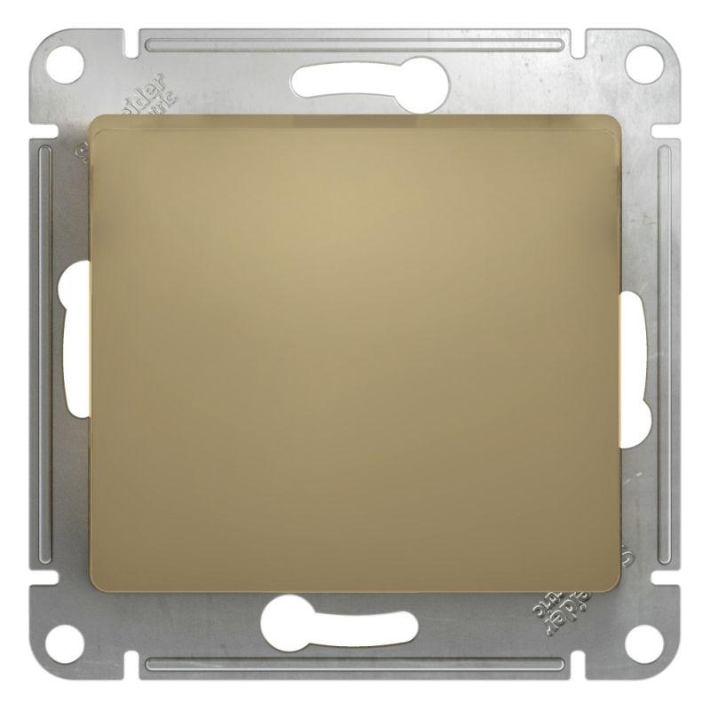 Механизм выключателя 1-кл. СП Glossa 10А IP20 10AX титан SchE GSL000411