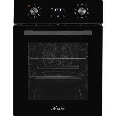 Духовой шкаф электрический Monsher MOE 4592 Noir ширина 45 см, High-Tech, 50 л, гидролизная очистка, 9 режимов, черный