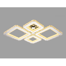 Потолочный светодиодный светильник Ambrella light FA1726/4 CH хром 3000K/4200K/6400K 108W 690*550*100 (ПДУ РАДИО 2.4G)
