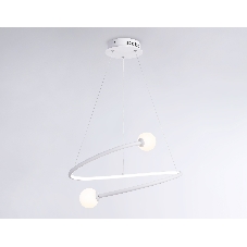 Светильник Ambrella light FL66291 WH белый 39W 3000K-6400K D500*1000 (ПДУ ИК)