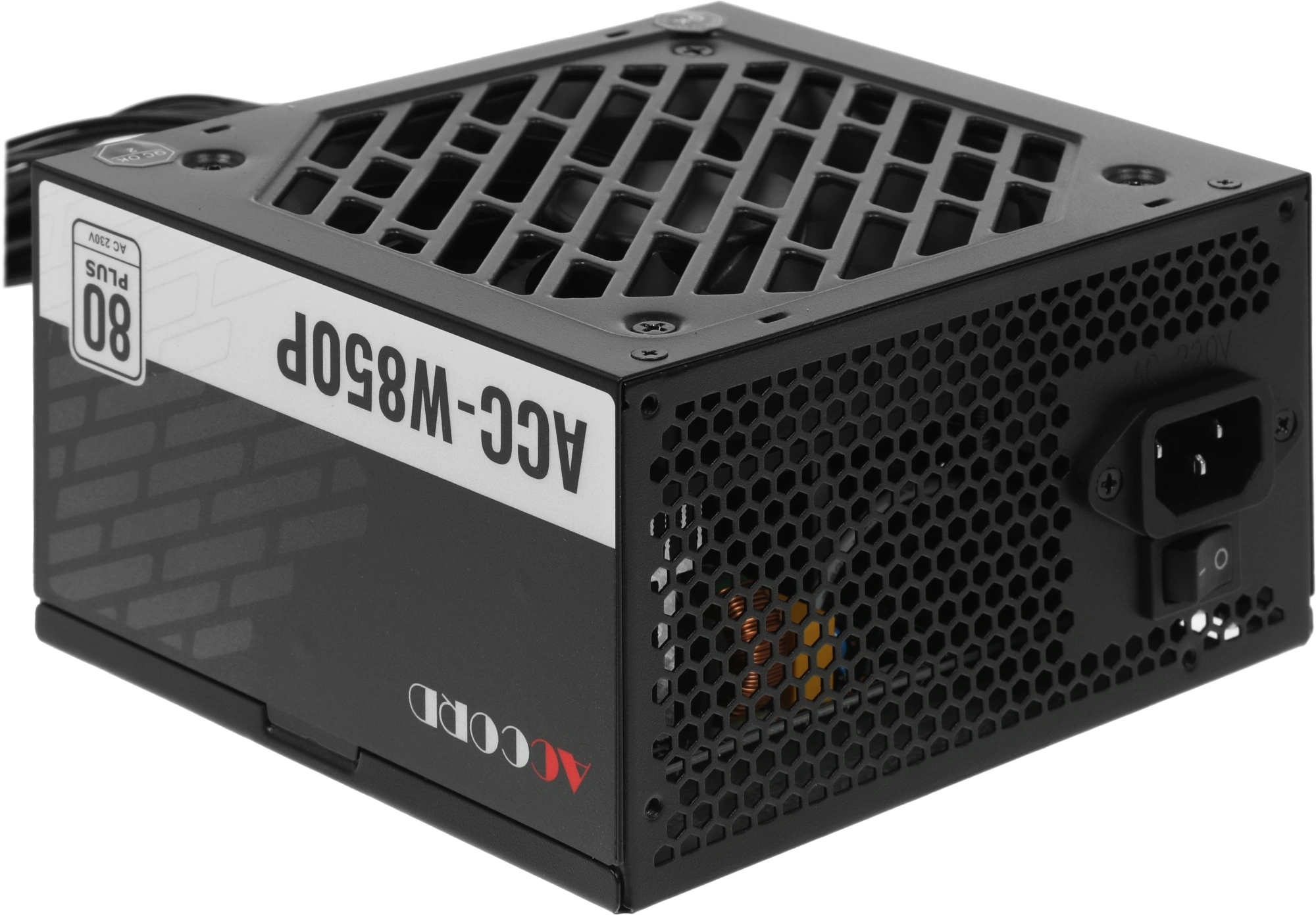 Блок питания Accord ATX 850W ACC-W850P 80 PLUS (20+4pin) 120мм fan 6xSATA RTL Black
