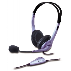 Гарнитура Genius HS-04S Two jack фиолетовый, проводная, 3.5 мм
