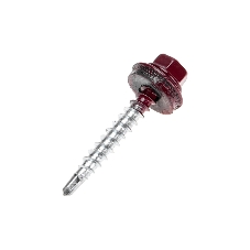 Саморез кровельный Kranz 4,8х35, окрашенный RAL 3005, короб (250 шт/уп)