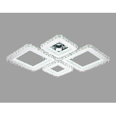 Потолочный светодиодный светильник Ambrella light FA1726/4 CH хром 3000K/4200K/6400K 108W 690*550*100 (ПДУ РАДИО 2.4G)