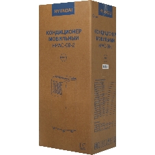 Кондиционер мобильный Hyundai HPAC-09-2 9000 BTU, 25 м², 64 дБ, охлаждение, осушение, белый