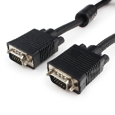 Кабель Gembird/Cablexpert VGA Premium, 15M/15M, 5.0м,черный,тройной экран, феррит.кольца