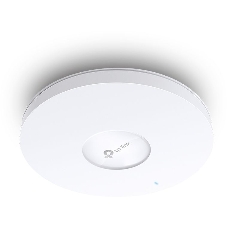 Потолочная точка доступа TP-Link EAP653 AX3000 Ceiling Mount Dual-Band Wi-Fi 6 Access Point, 1 1Gbps RJ45 Port, 574Mbps at2.4 GHz + 2402 Mbps at 5 GHz, 802.3at POE, 2 Internal Antennas
