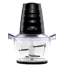Измельчитель электрический Galaxy Line GL 2364, черный, стеклянная чаша 1 л, 700 Вт