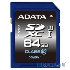 Флеш карта SD ADATA XC 64Gb Class10 ADATA ASDX64GUICL10-R