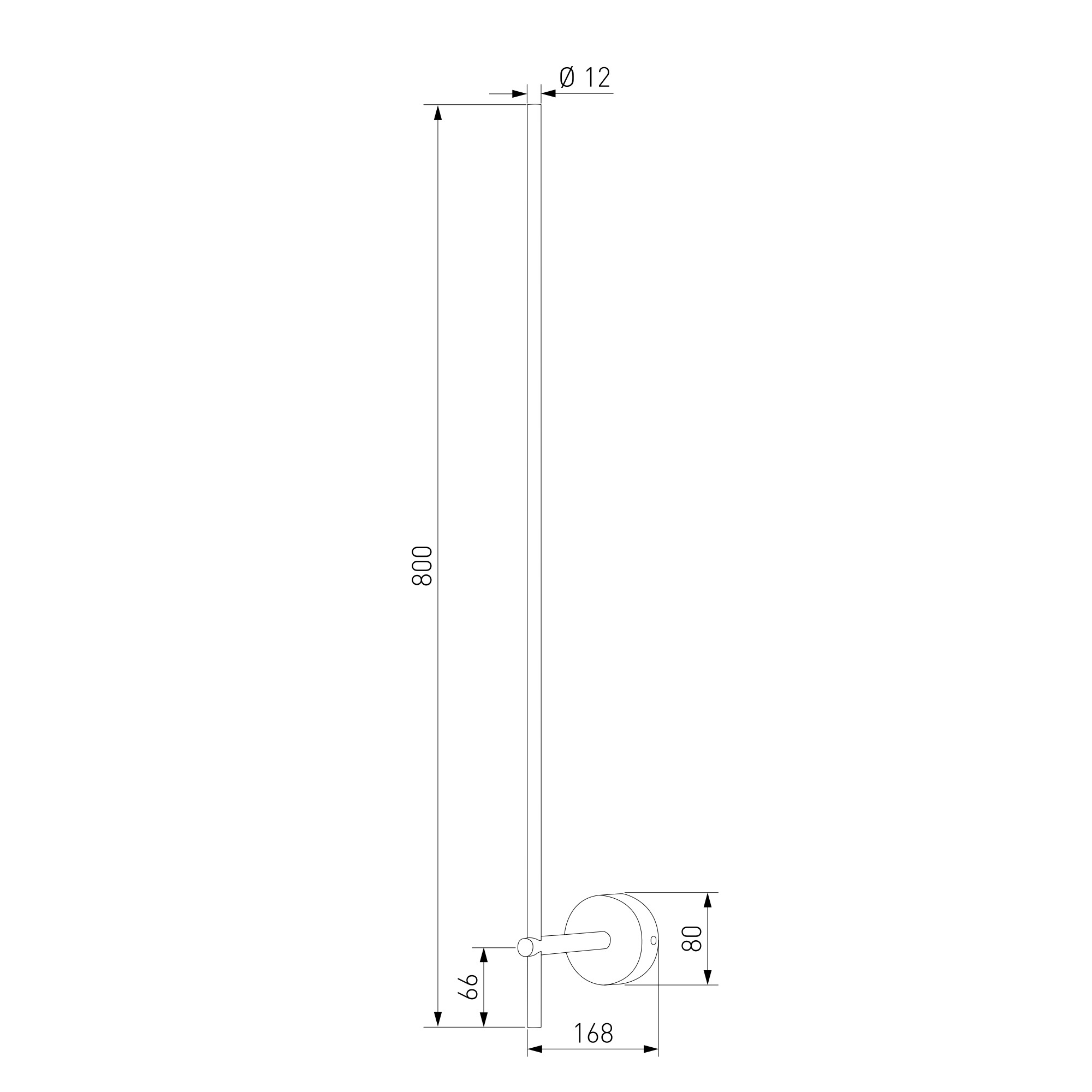 40132/LED / Светильник настенный светодиодный  Fine LED черный жемчуг 3000K
