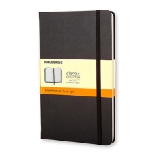 Блокнот Moleskine CLASSIC QP060 Large 130х210 мм, 240 страниц, линейка, твердая обложка, черный