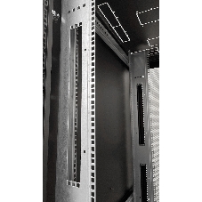 Шкаф ЦМО телекоммуникационный напольный 48U (800 1000) дверь стекло, черный