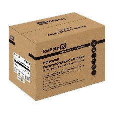 Комплект Источник бесперебойного питания EX295988RUS + батарея 75Aч EX282983RUS 2шт (инвертор, синус, для котла) ExeGate SineTower SZ-1500.LCD.AVR.2SH.1C13.USB <1500VA/1200W, чистый синусоида, LCD дисплей, AVR, 2хSchuko+1хC13, USB, линейно-интерактивный, Black> + батарея ExeGate DT 1275 (12В, 75Ач) 2шт