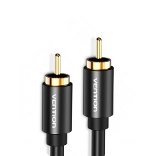 Кабель Vention аудио RCA M/RCA M - 1м черный