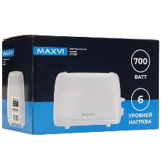 Тостер Maxvi KT723P белый
